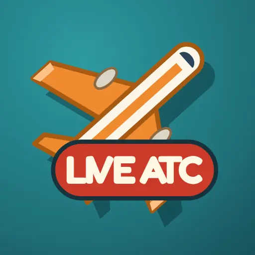 The Short Final app icon: a large orange plane.